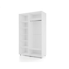 Шкаф-купе BRIGHT 160х60х230 22 Белый шёлк-Белый шёлк - фото 14902311