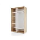 Шкаф-купе BRIGHT 160х60х230 22 Дуб Сонома-Белый шёлк - фото 14902341