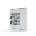 Библиотека-купе HOBBY 184х45х210 GGD Белый шёлк-Белый шёлк - фото 14902515