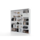 Библиотека-купе HOBBY 222х45х210 GGZ Белый шёлк-Белый шёлк - фото 14902531