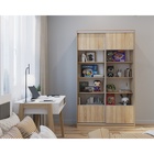 Библиотека-купе HOBBY 150х45х210 2G Дуб Сонома-Белый шёлк - фото 14902538