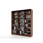 Библиотека-купе HOBBY 222х45х210 GGZ Дуб Табачный-Белый шёлк - фото 14902587