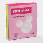 УЦЕНКА Менажница 3 ячейки "Мишка", 19х13,5х3,8 см, цвет белый - фото 14902621