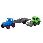 УЦЕНКА Игровой набор «Синий трактор» с прицепом - Фото 2