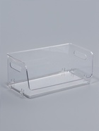 УЦЕНКА Органайзер для хранения, с ручками, 1 секция, 30×14×13 см, прозрачный - Фото 1
