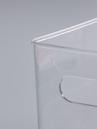 УЦЕНКА Органайзер для хранения, с ручками, 1 секция, 30×14×13 см, прозрачный - Фото 3