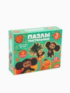 УЦЕНКА Макси-пазлы с тактильными вставками «Чебурашка» - Фото 2