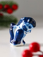 Фигурка фарфор гжель «Коняшка» - Фото 4