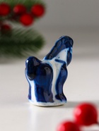 Фигурка фарфор гжель «Коняшка» - Фото 5