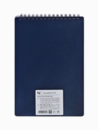 Блокнот А5 60 листов на гребне, BG, обложка пластик, тиснение фольгой, синий - Фото 7