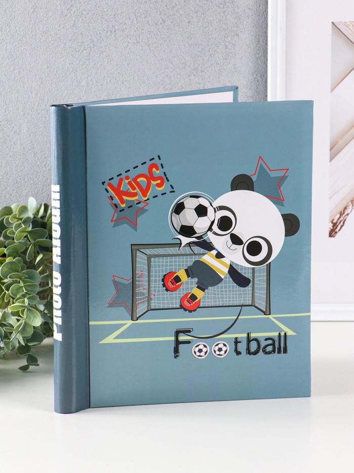 Фотоальбом магнитный на 10 листов «Панда», 23×28 см, переплёт: спираль - Фото 1