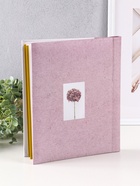 Фотоальбом магнитный на 10 листов «Цветок», 23×28 см, переплёт: спираль - фото 809199065