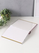 Фотоальбом магнитный на 10 листов «Цветок», 23×28 см, переплёт: спираль - фото 809199066