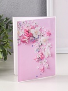 Фотоальбом на 36 фото 10×15 см «Цветы», розовый, мягкая обложка - фото 119072483