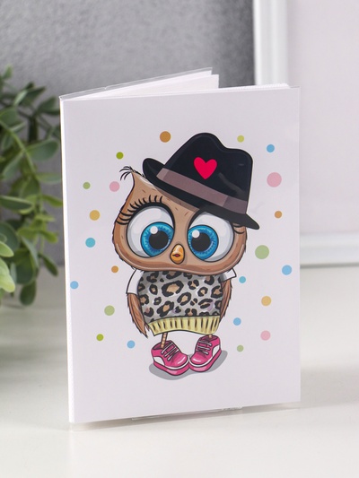 Фотоальбом на 36 фото 10×15 см «Совёнок в шляпе», мягкая обложка