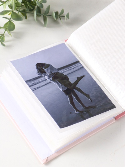 Фотоальбом на 100 фото 10×15 см Baby, розовый