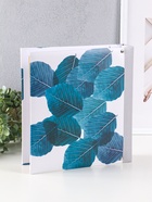 Фотоальбом магнитный на 50 листов «Бабочка на зелёном листе», 23×28 см, переплёт: 3-кольца - фото 54808287