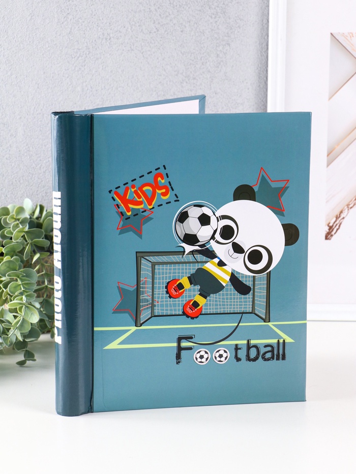Фотоальбом магнитный на 20 листов 23×28 см, «Футбол», переплёт: спираль - Фото 1