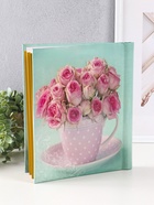 Фотоальбом магнитный на 20 листов 23×28 см, «Розы в кружке», переплёт: спираль - фото 54808355 Фотоальбом магнитный на 20 листов 23×28 см, «Розы в кружке», переплёт: спираль - фото 54808355