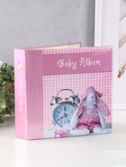 Фотокнига на 12 листов для заполнения (анкета), 14 листов для 56 фото 10×15 см «Крошка», розовый - Фото 1