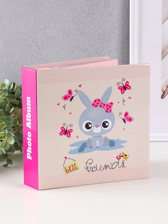 Фотоальбом на 200 фото 10×15 cм «Зайка с бантиком» - Фото 1