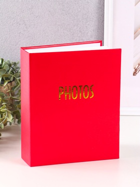 Фотоальбом на 200 фото 10×15 см «Изыск», красный