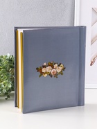 Фотоальбом магнитный на 30 листов 23×28 см, «Цветок на сером», переплёт: спираль - фото 54808563 Фотоальбом магнитный на 30 листов 23×28 см, «Цветок на сером», переплёт: спираль - фото 54808563