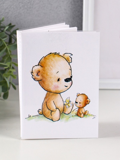 Фотоальбом на 36 фото 10×15 см «Мишки», мягкая обложка