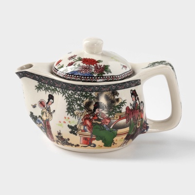 УЦЕНКА Чайник заварочный с металл ситом «Беседа» 350 мл, 16.5×10×11 см