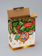 Коробка подарочная новогодняя «Игрушки» 20×26×10.5 см - фото 809199744