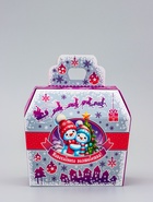 Коробка подарочная новогодняя «Три снеговика» 19.5×17×11 см (5 шт) - фото 809184002