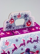 Коробка подарочная новогодняя «Три снеговика» 19.5×17×11 см (5 шт) - фото 809184004