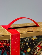 Коробка подарочная новогодняя «Часики» 29×24.5×9.5 см - фото 53888100