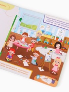 Книга картонная с окошками и отворотами «Я иду в детский сад», 20 окошек, Синий трактор - фото 58041528