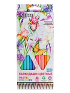 УЦЕНКА Карандаши 12цв deVENTE Trio Mega Soft Pastel трехгран 4M d-3мм, к/к 5022020 - Фото 5
