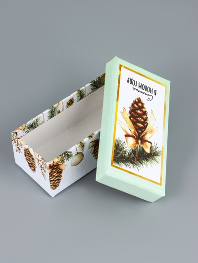 Набор подарочных новогодних коробок 10 в 1 «Новогодняя почта», 30×19×11.5 - 12×6.5×4 см