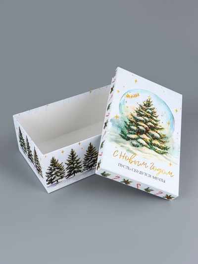 Набор подарочных новогодних коробок 10 в 1 «Новогодняя почта», 30×19×11.5 - 12×6.5×4 см