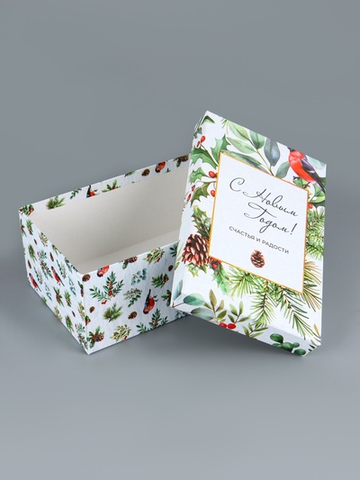 Набор подарочных новогодних коробок 10 в 1 «Новогодняя почта», 30×19×11.5 - 12×6.5×4 см