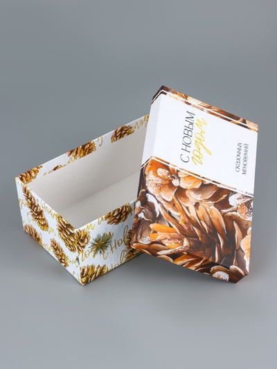 Набор подарочных новогодних коробок 10 в 1 «Новогодняя почта», 30×19×11.5 - 12×6.5×4 см