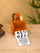 Календарь настольный «Рыбка», 7×4×9 см, дерево, оранжевый - фото 809199797