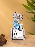 Календарь настольный «Полосатый кот», 7×4×14 см, дерево, серо-голубой - фото 117423023 Календарь настольный «Полосатый кот», 7×4×14 см, дерево, серо-голубой - фото 117423023