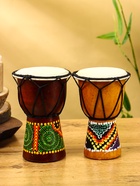 Сувенирный музыкальный инструмент "Барабан Джембе" махагон, 9х9х15 см, МИКС 10650448