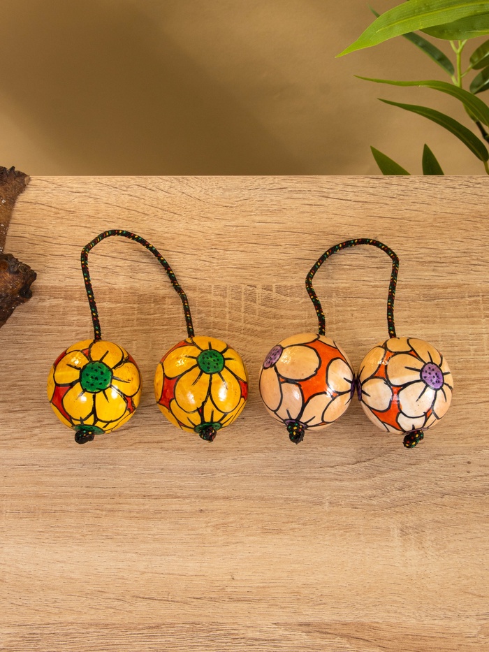 Сувенирный музыкальный инструмент «Асалато», 5×5×10 см, махагон, МИКС - Фото 1