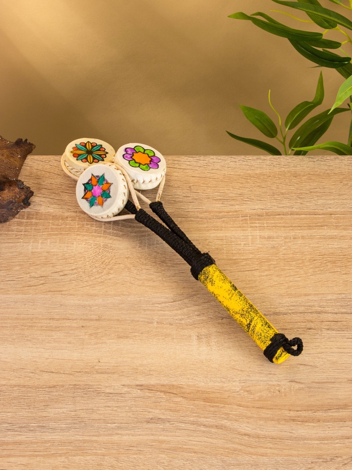 Сувенирный музыкальный инструмент «Клон Тонг», 10×3×30 см, пластик, ротанг - Фото 1