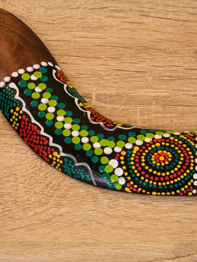 Сувенир «Бумеранг», 20×6×1 см, албезия, МИКС