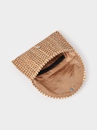 Сумка клатч плетёная из пальмового листа, 28×16×2 см, золотистая - фото 809242085