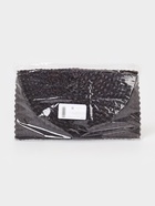 Сумка клатч плетёная из пальмового листа, 28×16×2 см, чёрная - фото 809283061