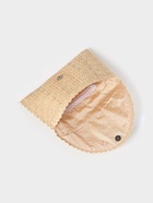 Сумка клатч плетёная из пальмового листа, 28×16×2 см, бежевая - фото 809242087