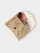 Сумка клатч плетёная из сиграсса, 26×16×3 см, бежевая - фото 809283065 Сумка клатч плетёная из сиграсса, 26×16×3 см, бежевая - фото 809283065