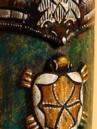 Маска «Абориген и черепаха», 30×10×4 см, дерево, МИКС - фото 809242093